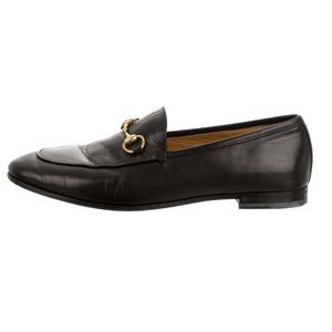 Gucci Jordaan leather horsebit loafers 7.5